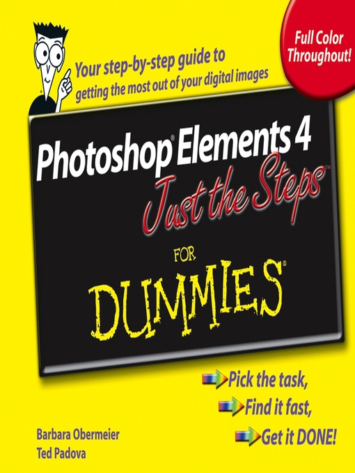Cover image for Photoshop Elements 4 Just the Steps For Dummies